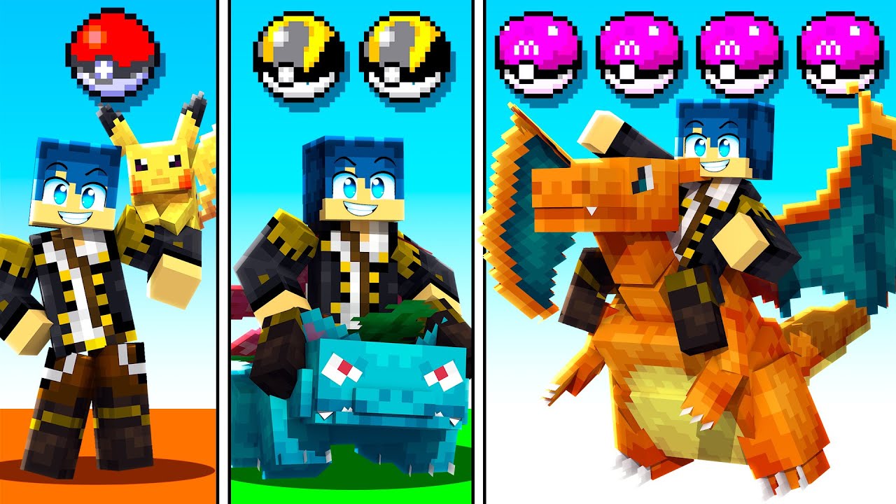 SFIDO PHERE A CHI TROVA I POKÉMON PIÙ RARI SU MINECRAFT! - YouTube
