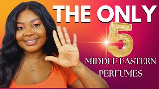 TOP 5 MIDDLE EASTERN FRAGRANCES IN PERFUME COLLECTION | THE BEST VIRAL ARABIAN PERFUMES FOR WOMEN ✨