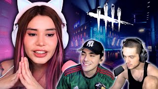 MUCHA TESTOSTERONA 😳 CRYSTAL MOLLY JUEGA DBD CON ALEJO Y SOYCHINNO