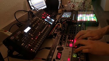 Elektron Analog Four, Akai Force, Electribe EM 1, Kaosspad Quad - Tekno Jam