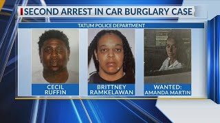 Second of three wanted suspects arrested in East Texas car burglary case