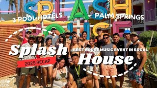 Splash House Vlog 2025 🌴How It's REALLY Like Swimming in the Pool w/ a DJ 👀 First Time Festival Tips