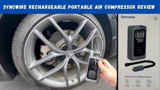Syncwire Rechargeable Portable Air Compressor Review