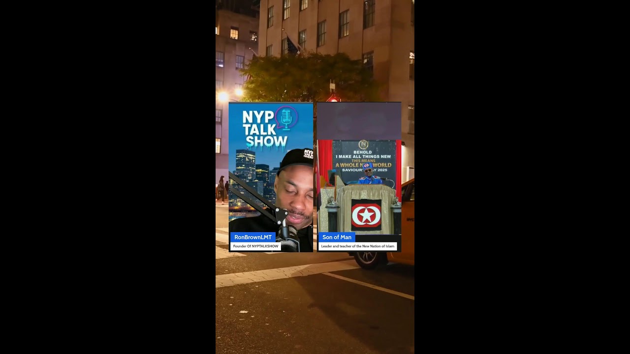 The Son of Man talks to Ron Brown of NYP Talk Show: January 7, 2026 📱 CELL PHONE VIEW