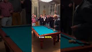 World Champion Pool Player Humiliates a Casual Game with an Insane Shot 🎱🔥