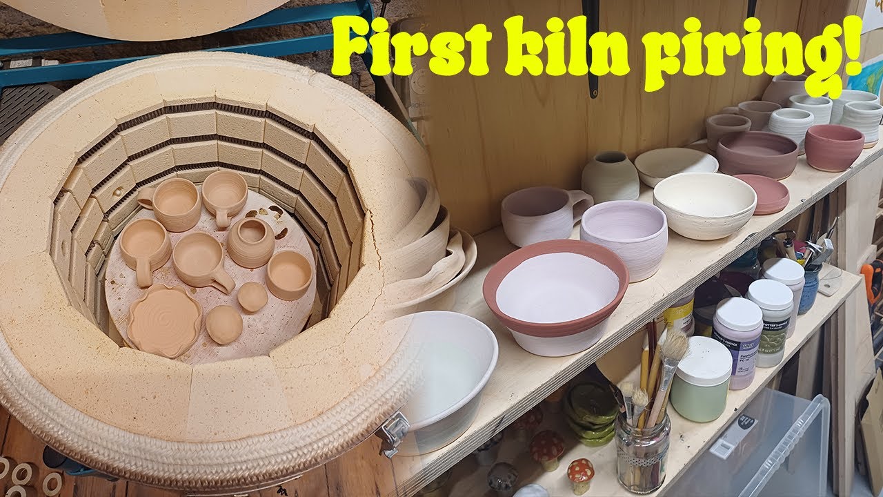 First Kiln Firing, Glazing and Packing Stock | Studio Vlog #4