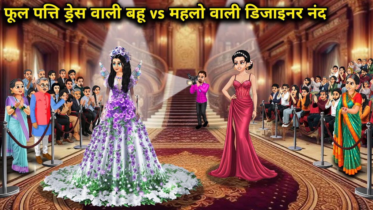 फूल–पत्ती ड्रेस वाली बहू vs महलों वाली डिजाइनर बहू||Phool-Patti Wali Bahu vs Designer Mahal Bahu