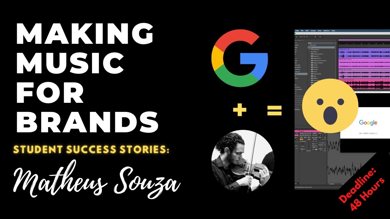 Making Music for Google in Less Than 48 Hours - A Student Success Story...