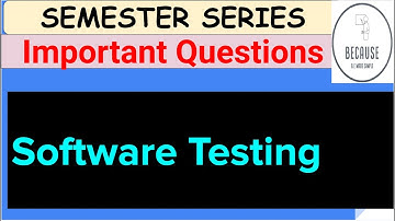 Software Testing and Automation Important Questions(CCS 366) for Semester