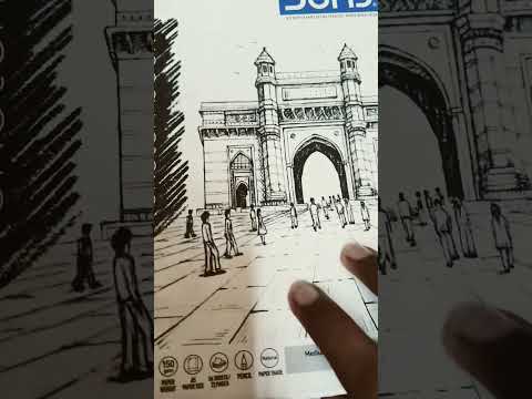 gateway of India drawing #drawing #art