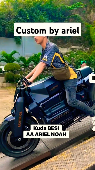 karya #boriel bukan cuma bikin lagu custom motor pun jadi #arielnoah