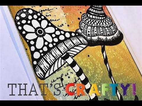 Quick and Easy Mixed Media Tag - YouTube