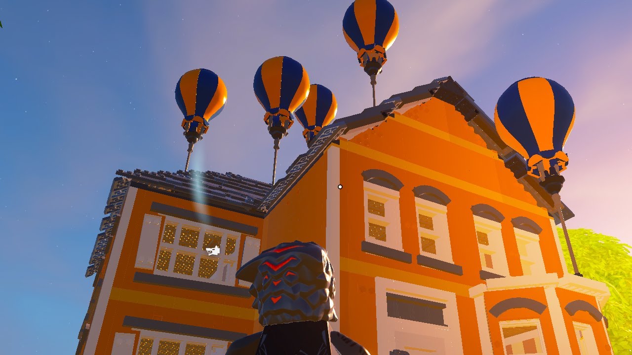 I Built A Floating House in Lego Fortnite YouTube
