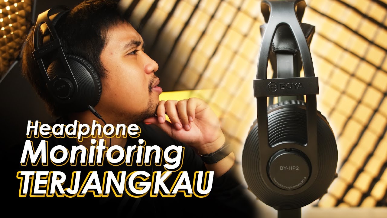 Review Headphone Kelas Monitor Dari Brand Murah | Boya BY-HP2 Indonesia
