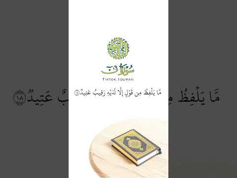 سورة ق القارئ احمد النفيس كامله HD