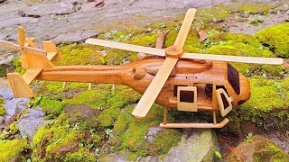 Wood Carving/Helicopter/Make A Helicopter for Wood/Mi Wood Crafts