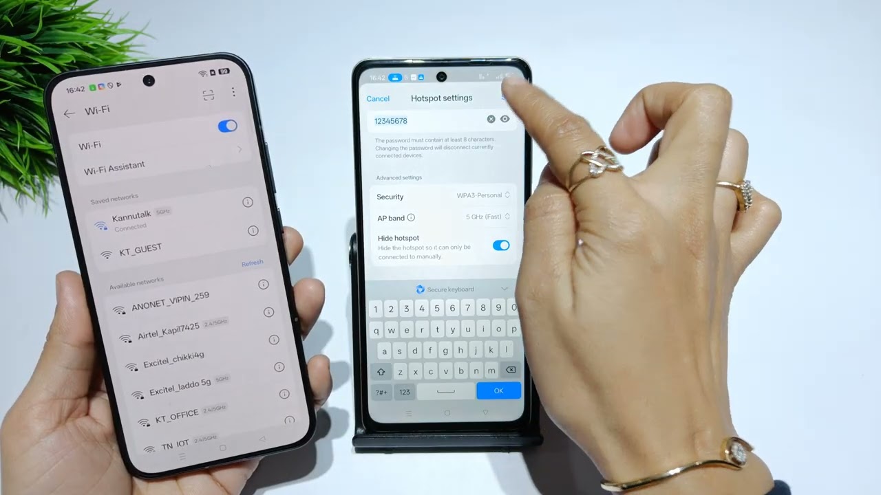 How to hide hotspot device in realme16 pro plus 5g |  realme 16 pro plus 5g hotspot Hide kaise kare