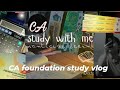 CA foundation study vlog♾️✨//Law,accounts lectures and self study#ca#studyadvice#cainternewsyllabus