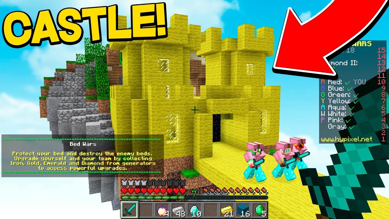 INVISIBLE BED WARS TROLLING! (Minecraft Bed Wars) 