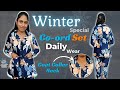 Daily Wear Winter Special Co-Ord Set Cutting and Stitching/coat collar neck/कंबल से बनाएं गर्म सूट