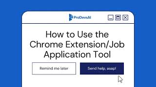 Chrome Extension Tool Prodevsai