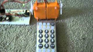 the functioning of "picaxe IR bot"