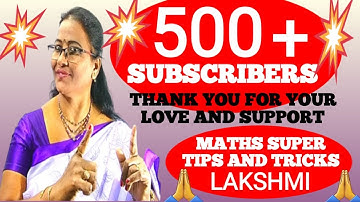 Trigo Periodicity 500+ SUBSCRIBERS Thank you for your Support  MATHS SUPER TIPS AND TRICKS- LAKSHMI