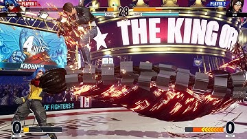 KOF XV KROHNEN vs KYO:The King of Fighters XV kof15 SNK fighting game NEOGEO