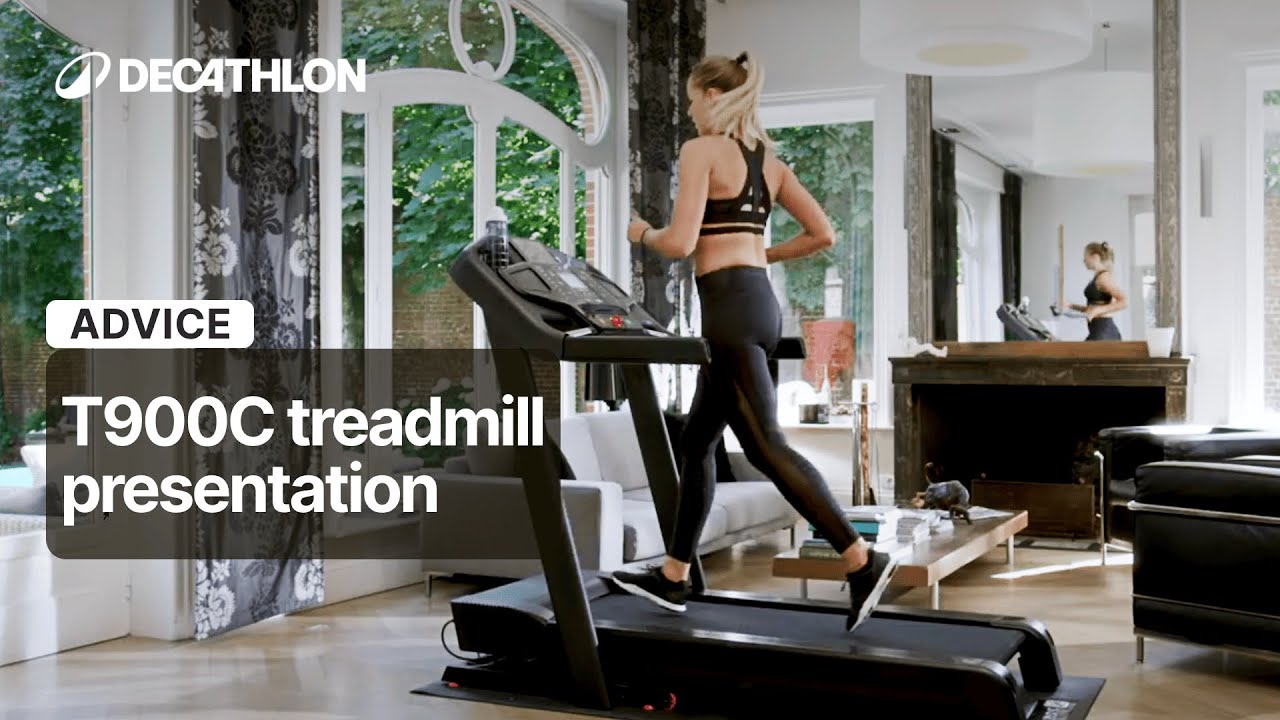 Domyos T900C Smart Treadmill - 18 Km/H, 50⨯143 Cm