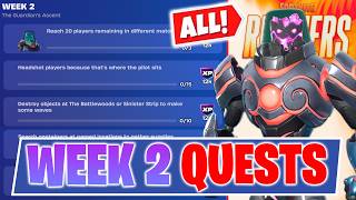 How to *EASILY* Complete Week 2 Quests "The Guardian's Ascent" | Fortnite Season 3