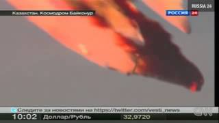 Russian rocket explodes during launch