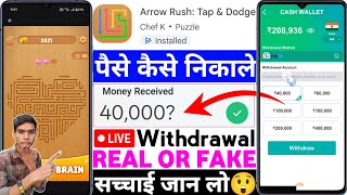 Arrow Rush Tap & Dodge App Real Or Fake | Arrow Rush Tap & Dodge Game Withdrawal | LegitOrScam | ... screenshot 1