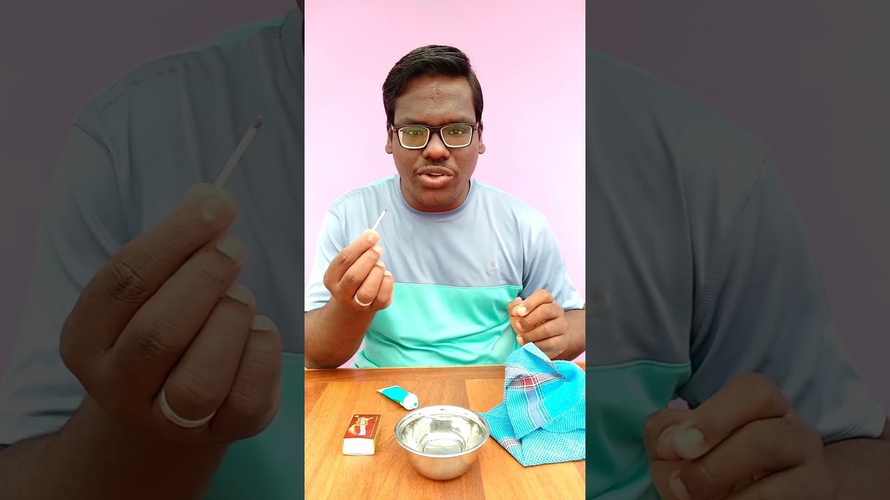 🔥Matchstick and Colgate Experiment 😂 