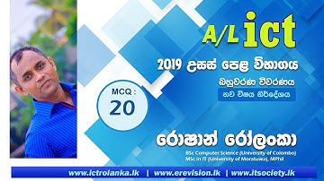 2019 MCQ20 NEW Roshan Rolanka