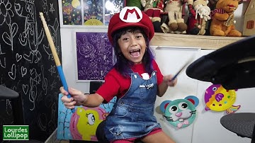 Super Mario theme song Drum Cover | short video