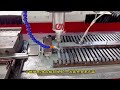 Pneumatic clamping to clamp multiple iron square bars one time for drilling and tapping M5 threads