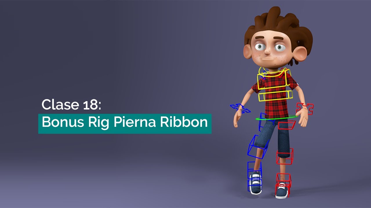 Rigging en Maya Clase 18 - Bonus Rig Pierna Ribbon - YouTube