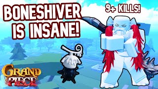 [GPO] BONESHIVER IS ACTUALLY INSANE! 17K+ DAMAGE GAME!