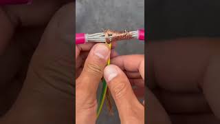 Advanced electrical wiring technique for a strong and durable joint