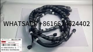 KBZE KLH10620 ISUZU 4JJ1 ENGINE 8-98035054-2 8-98035054-4 8-98035054-5 WIRING HARNESS FOR SUMITOMO S