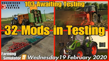 MODS IN TESTING & Modhub update farming simulator 19