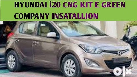 NEW CNG KIT INSTALLED HYUNDAI i20 E GREEN COMPANY