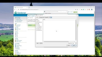 GeoServer connects with PostgreSQL