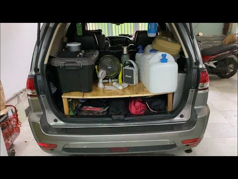 Video đi cắm trại ( camping ) bằng ô tô mang những gì ? - youtube