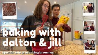 baking brownies but we can't cook with dalton & jill 