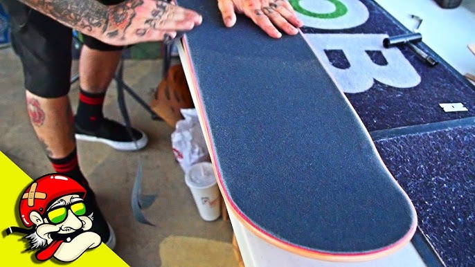 How To Grip Tape A Skateboard Deck PERFECTLY Slam City