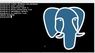 Create Database PostgreSQL