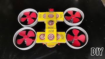 How To Make Matchbox Rc Drone Quadcopter at Home - Diy Powerful matchbox drone