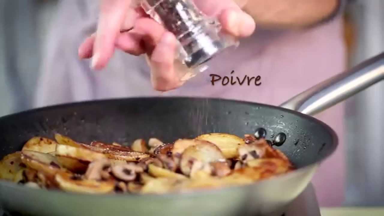 Poelee De Pommes De Terre Aux Champignons Recette Interfel Les