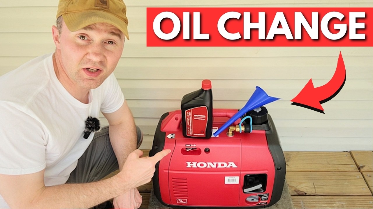 Honda EU2200i oil capacity diagram